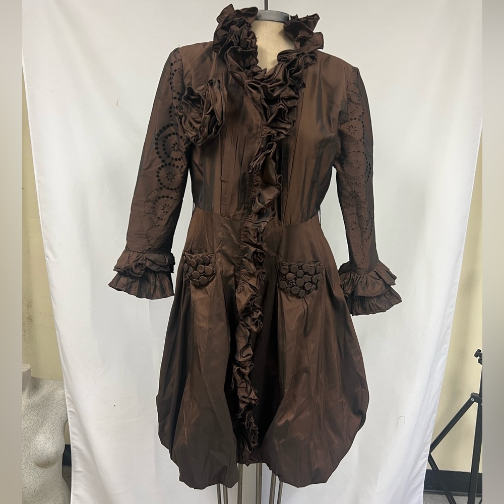 Chez Vouzde France long sleeves Ruffle jacket - Picture 5 of 15
